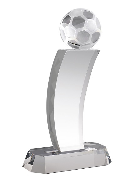 Crystal Trophy Football Award 280mm