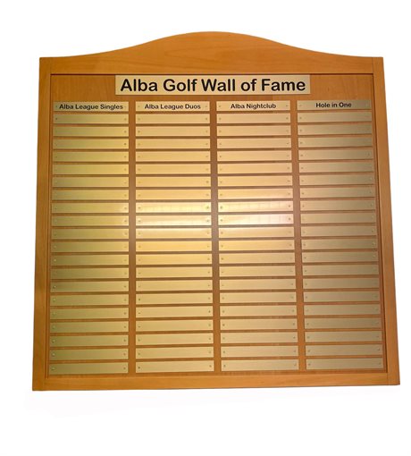 Wall of Fame tavla, Ek natur 100x100cm
