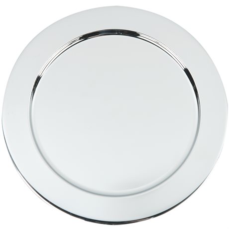 Silver Steel Plate 340mm