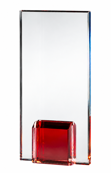 Jadeglass Ruby Red 220x100mm
