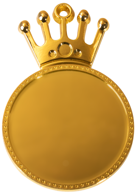 Festlig Medalj med Kronan