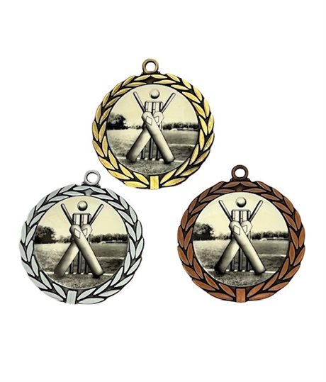 Cricketmedalj 70mm