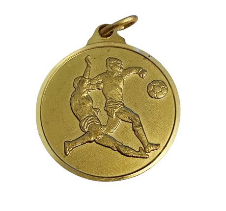 Påse med 40st Medaljer Fotboll 32mm REA