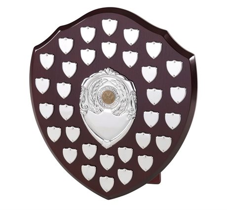 Perpetual Shield 28 entries, höjd 300 mm