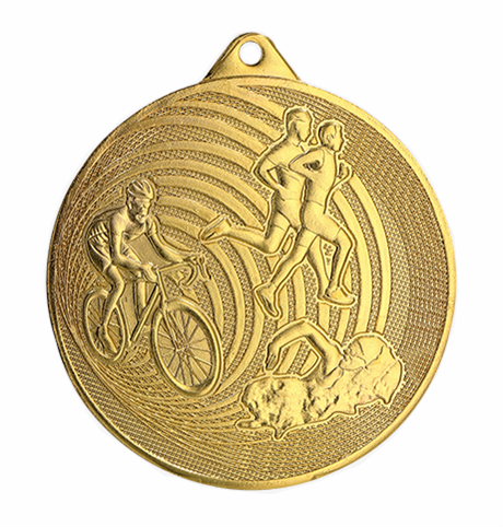 Medalj Triathlon 70mm