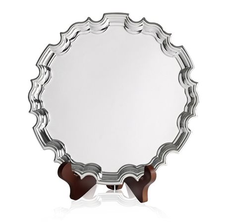 Silver Plated Chippendale Trays 300mm
