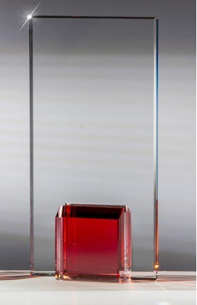 Jadeglass Ruby Red 220x100mm