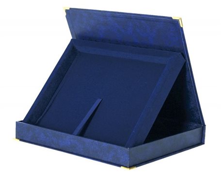 Blue Presentation box for wooden diploma