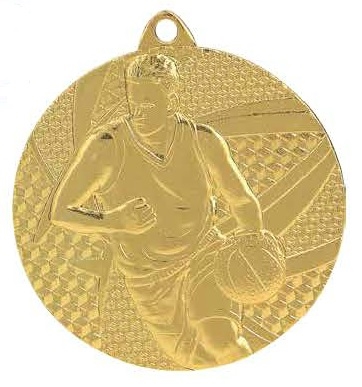 Basketbollmedalj 50mm