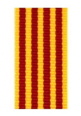 Medaljband Gul/Röd Randig