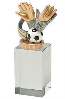 Fotboll Målvakt Flexx Collection på marmorsockel