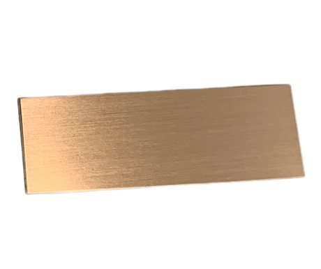 Årsplåt Borstad Brons max 50x25mm