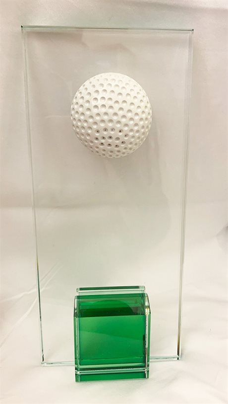 Jadeglass Emerald Green Golf höjd 220mm