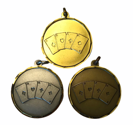 Pokermedalj 40mm