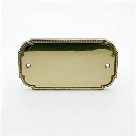 Victoria dörrskylt i blank guld