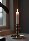 Office Candlestick Mässing