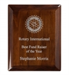 High Gloss Walnut Finish Plaques
