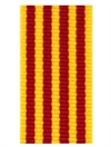Medaljband Gul/Röd Randig