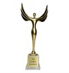 Gold Angel2 Award hederspris höjd 310mm
