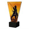 Fishing Angler Glass Award 225mm