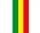 Medaljband Grön/Gul/Röd