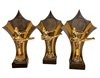 Karate figur 200mm foliegravyr ingår