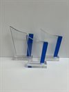 Ocean Blue Crystal 3-storlekar